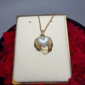 Angel of Love Heart Angel Wings Necklace